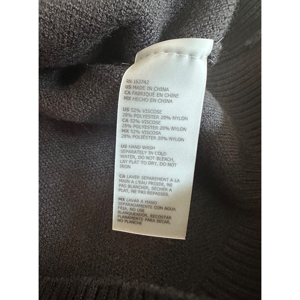 Black Pearl Cardigan XL Embellished Collared Knit Sweater Coquette Preppy NWOT - Picture 7 of 7
